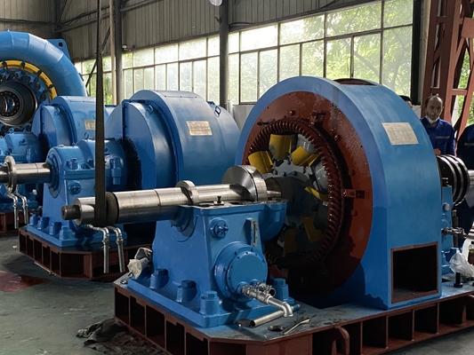 Hocheffiziente 3 * 1050 kW Francis-Turbinengenerator-Wasserkraft-Francis-Wasserturbinen