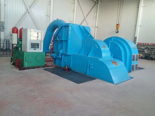 Kraftleistung 200kw-20mw Pelton-Turbinengenerator mit Thyristor-Erregungsmodus