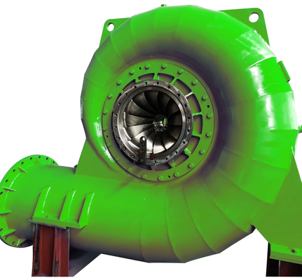 Hydroelektrische Turbine mit offenem oder geschlossenem Design