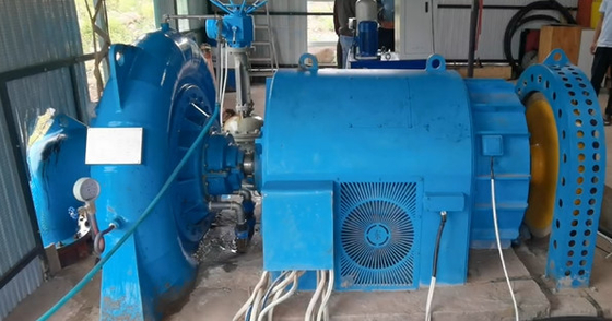 Wasserkopf 5m-500m Hydroturbinengenerator mit Stahl und Kapazität 200kw-20mw