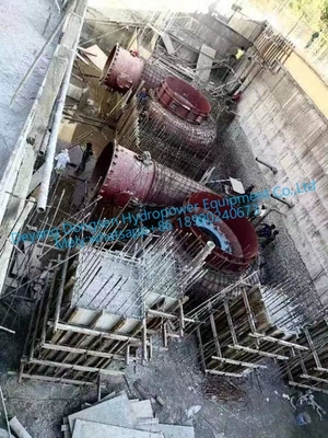 Nenngeschwindigkeit 450-1000 RPM Francis-Turbinengenerator für vertikale oder horizontale Leistung