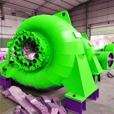 Stahl- / Edelstahl-Francis-Wasserkraftanlage für Wasserkopf 5m-500m