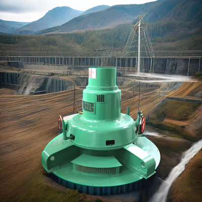angepasste Farbe Kaplan Hydroturbinengenerator Edelstahlläufer Durchmesser 0,6-2 m