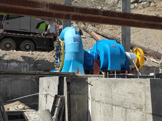 Stahl Edelstahl Hochkopf Wasserturbine Haltbarkeit für 5m-500m Wasserkopf