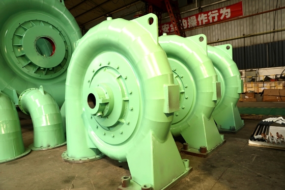 Stahl- und Edelstahl-Wasserkraftanlagen Generator Haltbarkeit 200kw-20mw Kapazität 450-1000rpm