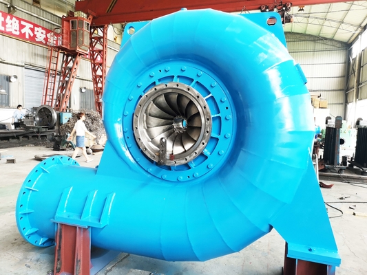 Stahl Edelstahl Francis Hochkopf Wasserturbine kundenspezifisch 50HZ/60HZ Modell 5m-500m Kopf