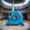 Anpasste Farbwasserturbine 200kw-20mw Leistungsausgabe Luft/Wasserkühlung