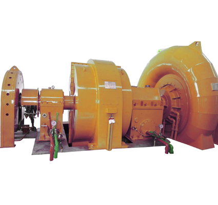Vertikaler oder horizontaler Francis-Turbinengenerator 400V 800V 6,3kV 10kV