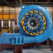 600 kW Edelstahl-Runner Francis Wasserturbinengenerator mit automatischem Steuermodus