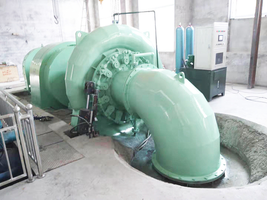 Vertikaler oder horizontaler Francis-Turbinengenerator 400V 800V 6,3kV 10kV 50Hz/60HZ 20m-300M Nennwasserkopf