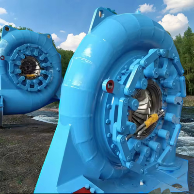 Wasserturbinengenerator Vertikalinstallation 200kw-20mw Leistungsausgang Bürstenloser Aufregungsmodus