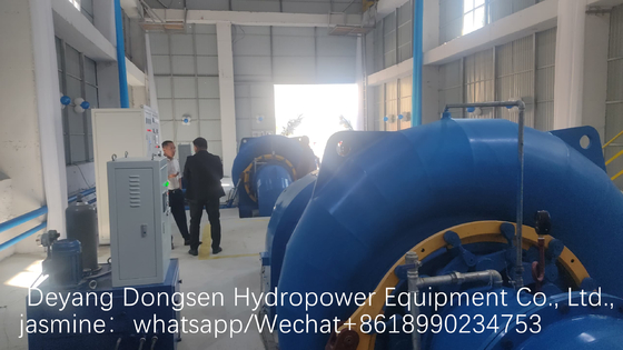 400V 800V 6,3kV 10kV Nennspannung Edelstahlläufer Francis Turbinengenerator