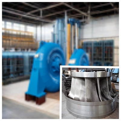 Edelstahl-Francis-Turbinengenerator mit 90%-96% Effizienz und 300 kW-20 MW Leistung