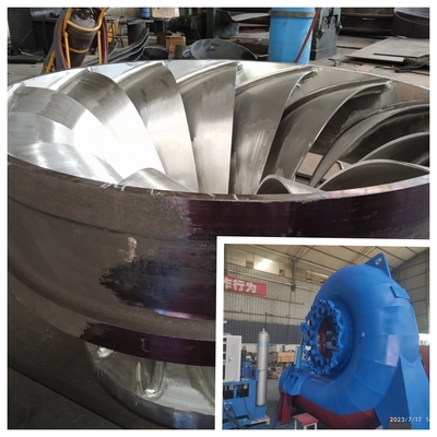 Kompakter 300 kW-20 MW Edelstahl Francis-Wasserturbinengenerator für Wasserkraftwerke