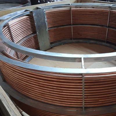 10 GPM Durchflussgeschwindigkeit Kupferrohrschalen und Rohrwärmetauscher mit 6 Fuß Schalenlänge und ASME-Zertifizierung