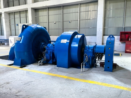 DN2250-3200mm Rohrdurchmesser Francis Turbinengenerator mit Automatisierungssystem und Luft-Wasser-Kühlung