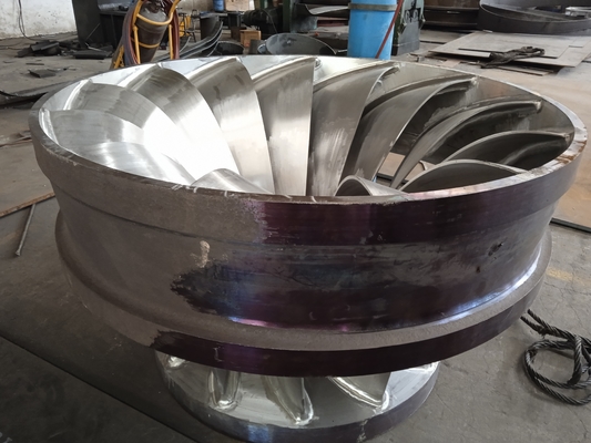 1200kw Francis Hydroturbine Runner mit Edelstahl und Carbon Stahl Material