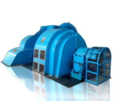 Kohlenstoffstahl-Spiralgehäuse-Material Peltonturbinen-Generator für Bewässerungssysteme Nennspannung 400V 800V 6300V 10500V