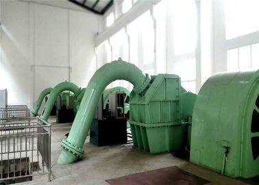 0.5 MW-20 MW Leistung Pelton-Turbinengenerator mit horizontaler Installation und statischem Anregungssystem
