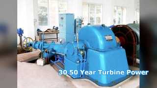 Langlebige Turgo-Turbine mit einer Lebensdauer von 30–50 Jahren