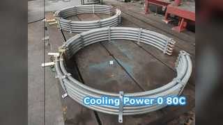 Ölkühler 0–80 °C, maximale Wärmeableitung 10–100 kg