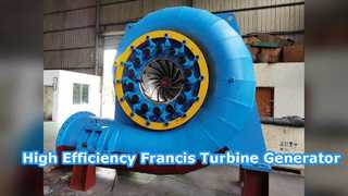 High Efficiency Francis Turbine Generator for Hydro Power