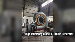 Hocheffizienter Francis-Turbinengenerator 300 kW bis 20 MW