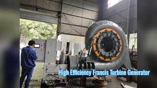 Hocheffizienter Francis-Turbinengenerator 300 kW bis 20 MW