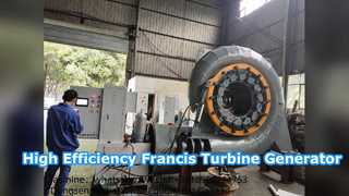 Hocheffizienter Francis-Turbinengenerator 300 kW bis 20 MW