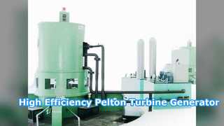 Effizienter Peltonturbinengenerator für Wasserkraft