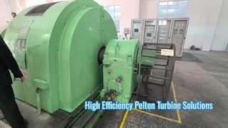 Peltonturbine | Kraft aus hoch fallendem Wasser
