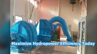 Hocheffizienter Peltonturbinengenerator für Wasserkraft